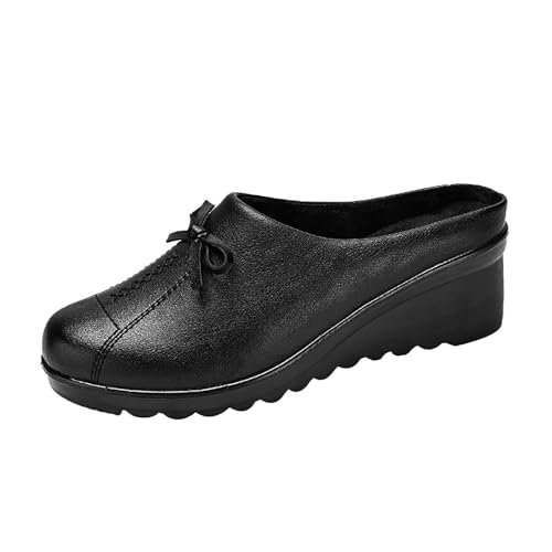 Pantoffeln Damen Gefüttert Hausschuhe Slippers Geschlossene Pantoletten Slide Winter Warme Hausschuhepantoffeln Lederschuhe Walking Schuhe Bequem Gartenschuhe Für Drinnen & Draußen Pantoffeln Damen Gefüttert Hausschuhe Slippers Geschlossene Pantoletten Slide Winter Warme Hausschuhepantoffeln Lederschuhe Walking Schuhe Bequem Gartenschuhe Für Drinnen & Draußen von Generisch