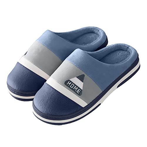 Pantoffeln Herren Wildleder,Hausschuhe Herren Filz Filzpantoffeln Fashion Pantoffeln Unisex Gästehausschuhe Warme Hauspantoffeln Weich Bequem Hausschlappen Flach Schlapfen Slip-On Slippers von Generisch