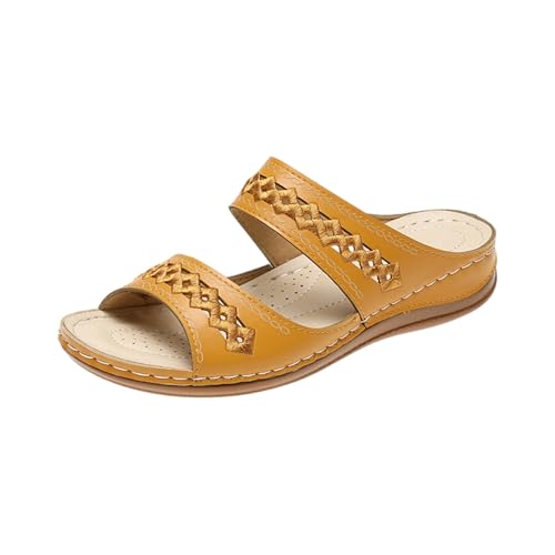 Pantoletten Damen Atmungsaktiv Hausschuhe Weiche Sohlen Flip Flops Peep Toe Schlappen Leicht Strandschuhe Breite Füße Slides Bequem Wanderschuhe Orthopädische Breite Füße Rutschfest Keilsandalen Pantoletten Damen Atmungsaktiv Hausschuhe Weiche Sohlen Flip Flops Peep Toe Schlappen Leicht Strandschuhe Breite Füße Slides Bequem Wanderschuhe Orthopädische Breite Füße Rutschfest Keilsandalen von Generisch