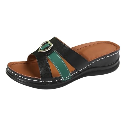 Pantoletten Damen Bequeme Pantoffeln Leichte Flip Flops Lässige Strandschuhe Weichen Sohlen Hausschuhe Peep Toe Trekkingschuhe Atmungsaktive Keilabsatz Schlappen Orthopädische Elegant Wanderschuhe Pantoletten Damen Bequeme Pantoffeln Leichte Flip Flops Lässige Strandschuhe Weichen Sohlen Hausschuhe Peep Toe Trekkingschuhe Atmungsaktive Keilabsatz Schlappen Orthopädische Elegant Wanderschuhe von Generisch