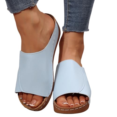 Pantoletten Damen Flache Sandalen Absatz Peeptoes Slides Absatz Heel Peep Open Schlappen Women’S Bequem Slippers Elegant Schicke Sandalen Home Bottom Hausschuhe Casual Keilsandalen Pantoletten Damen Flache Sandalen Absatz Peeptoes Slides Absatz Heel Peep Open Schlappen Women’S Bequem Slippers Elegant Schicke Sandalen Home Bottom Hausschuhe Casual Keilsandalen von Generisch