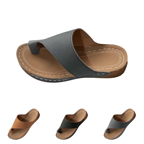Pantoletten Damen Sommer Strand Schuhe Einfarbig Freizeitschuhe Schrägem Absatz rutschfest Zehentrenner|Leichte Bequeme Walkingschuhe Gartenschuhe Passt auf den RIST Pantoletten Damen Sommer Strand Schuhe Einfarbig Freizeitschuhe Schrägem Absatz rutschfest Zehentrenner|Leichte Bequeme Walkingschuhe Gartenschuhe Passt auf den RIST von Generisch