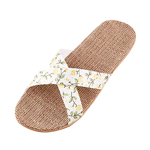 Pantoletten Damen rutschfeste Flip Flops Weiche Badelatschen Sommer Sandalen Ultraleichte Badeschuhe Saunaschuhe Original rutschfest Hausschuhe Indoor/Outdoor von Generisch