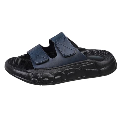 Pantoletten Herren Sommer Flach offener Zehenbereich Sandalen Runde Zehe Hausschuhe Breite Füße Outdoorschuhe Bequeme Loafers Leichte Atmungsaktive Strandsandalen Slip On Badelatschen Pantoletten Herren Sommer Flach offener Zehenbereich Sandalen Runde Zehe Hausschuhe Breite Füße Outdoorschuhe Bequeme Loafers Leichte Atmungsaktive Strandsandalen Slip On Badelatschen von Generisch