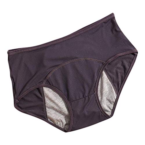 Pantys Damen, Bequeme Baumwolle Große Größen Weich Slips Periodenunterschwäsche Atmungsaktiv Stretch High Waist Sexy Unterwäsche Bauchweg Unterhose Perioden Nahtlose Damen Slip Unterhosen von Generisch