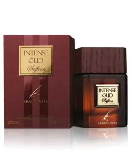 Paris Corner Intense Oud Saffron Perfumed Water Unisex 100ml Eau de Parfum Arabisches Parfüm Rose und Safran Duft von Paris Corner
