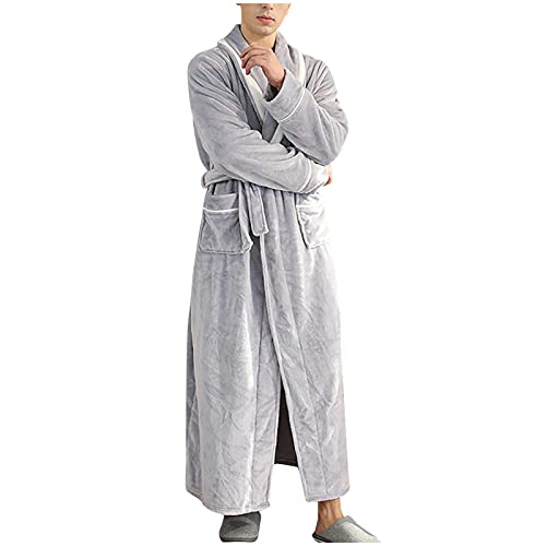 Bademantel Damen Sauna Bademantel Mit Kapuze Leicht Große Größen Nachthemd Lang Fleece Bademäntel Kimono Bathrobe Winter Weich Bademantel Set Thermo Bademantel Morgenmantel Für Paare von Generisch