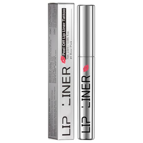 Peel Off Lip Liner Stain, Lip Liner Stain, Natural Long Lasting Lip Stain Peel Off, Hochpigmentierter Und Geschmeidiger Lipgloss Stain Lippenstift Für Frauen von Generisch