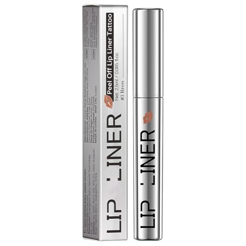 Peel Off Lip Liner Stain, Lip Liner Stain, Natural Long Lasting Lip Stain Peel Off, Hochpigmentierter Und Geschmeidiger Lipgloss Stain Lippenstift Für Frauen von Generisch