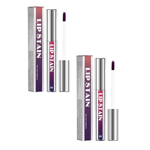 Peel Off Lip Stain Lip Tint Set, Peel-Off-Lippenstift-Set, Farb-Lipgloss, Langlebiger Peel Off Matter Lipgloss, Matte Liquid Lippenstift Nude Lip Gloss Wasserdichter Lip Tint Fleck Antihaft Cup von Generisch