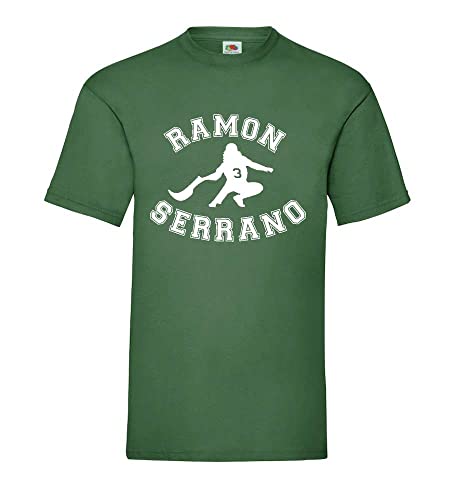 Pelota Champion Ramon Serrano Männer T-Shirt Flaschengrün L von shirt84