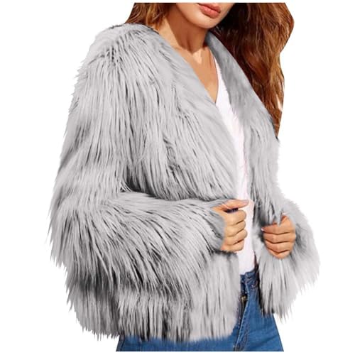 Pelzmantel Damen Pelzjacke Kunstpelzmantel Kurzmantel Jacke Kurzer Faux Pelz Winterjacke Kunstfell Oberbekleidung Winterjacke Winter Langarm Wintermantel Felljacke Übergangsjacke Outwear Oberteile Pelzmantel Damen Pelzjacke Kunstpelzmantel Kurzmantel Jacke Kurzer Faux Pelz Winterjacke Kunstfell Oberbekleidung Winterjacke Winter Langarm Wintermantel Felljacke Übergangsjacke Outwear Oberteile von Generisch