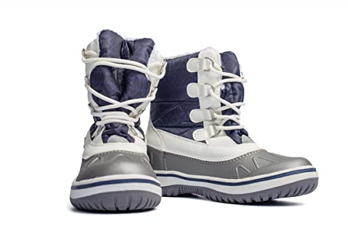 Pepperts Kinder Winterstiefel mit wetterfester Galosche Reflektierende Details (eu_footwear_size_system, little_kid, numeric, medium, numeric_32) von Generisch