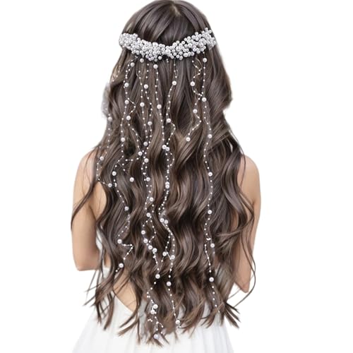 Perlen Haar Kamm | Dekorative Haarspange | Stylisches Kopfschmuck Set Für Hochzeit Feier Reise Fotografie schmuck von Generisch