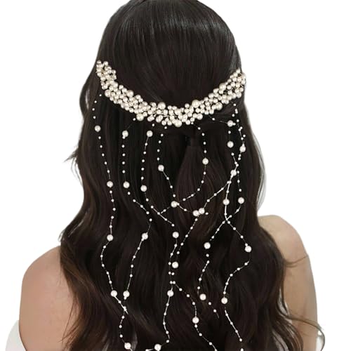 Perlen Haarkämme Für Hochzeit, Dekorative Haarspange, Dekorativer Brautschmuck für Frauen und Mädchen Hochzeit Veranstaltung Reise von Generisch