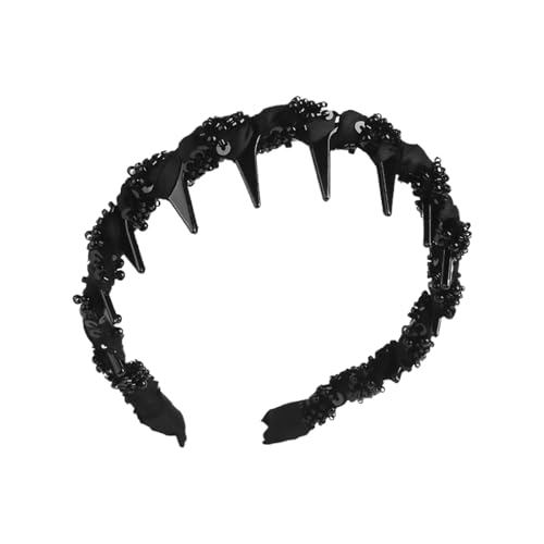 Perlen Stirnbänder | Reise Make-up Stirnband,Schmuck Haarreif Für Damen Mädchen Studenten Hochzeit Kultur Events Büro Einkaufen Party Festival von Generisch