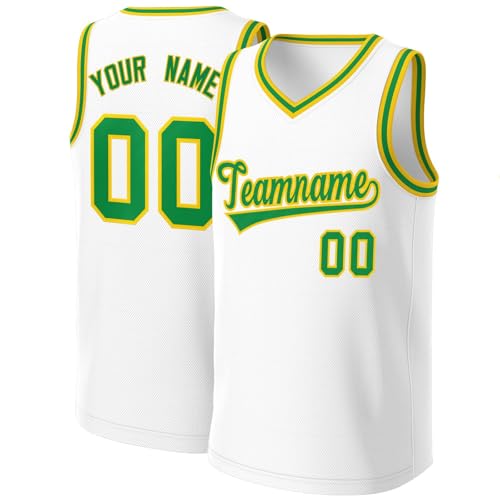 Personalisiert Basketball Trikot für Erwachsene Kinder, Basketball ärmelloser Jersey Shirt mit Name Nummer Team, Basketball Sportbekleidung Geschenke für Jungs Herren Mädchen, 3XS~5XL Personalisiert Basketball Trikot für Erwachsene Kinder, Basketball ärmelloser Jersey Shirt mit Name Nummer Team, Basketball Sportbekleidung Geschenke für Jungs Herren Mädchen, 3XS~5XL von Generisch