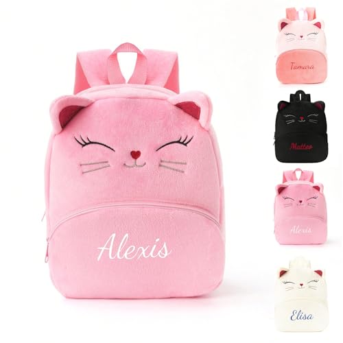 Personalisierte Rucksack Kinder with Embroidered Name, Katzen Kinderrucksack füR MäDchen Junge, Kita Mini Backpack Kleinkind, Kindergartenrucksack Schulranzen Tasche füR Kindergarten School & Travel Personalisierte Rucksack Kinder with Embroidered Name, Katzen Kinderrucksack füR MäDchen Junge, Kita Mini Backpack Kleinkind, Kindergartenrucksack Schulranzen Tasche füR Kindergarten School & Travel von Generisch