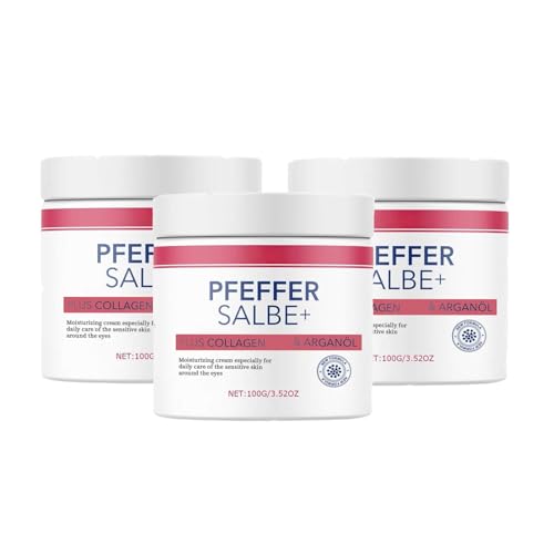 Pfeffersalbe Plus,Pfeffersalbe zum Bräunen,Reichhaltige Salbe, Hautreparatur Pfeffer Salbe, Natürliche Pfeffersalbe,für Men und Woman,Aufhellung und Anti-Falten,Gesichtscreme für Alle Hauttypen (3) Pfeffersalbe Plus,Pfeffersalbe zum Bräunen,Reichhaltige Salbe, Hautreparatur Pfeffer Salbe, Natürliche Pfeffersalbe,für Men und Woman,Aufhellung und Anti-Falten,Gesichtscreme für Alle Hauttypen (3) von Generisch