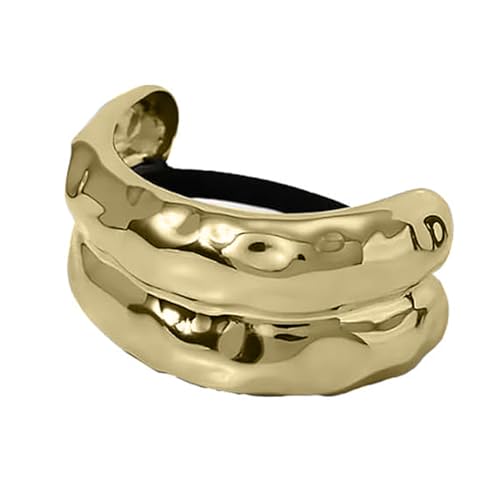 Pferdeschwanz-Haarspange, Metall-Haargummi - Haargummi, elastischer Pferdeschwanzhalter,Metall-Haarband für den täglichen Pendelverkehr, Dinnerpartys, Freizeitausflüge von Generisch