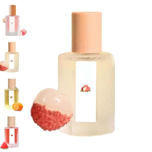 Pfirsich/Wassermelone/orange duftende Duftspray, fruchtige Parfümsammlung für Frauen, rauchiges Pfirsich -Parfüm, lang anhaltende Erfrischungsfruchtblumendröme -Parfums für Frauen (Lychee) von Generisch