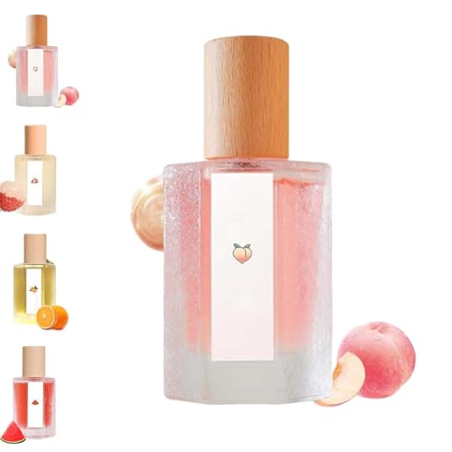 Pfirsich/Wassermelone/orange duftende Duftspray, fruchtige Parfümsammlung für Frauen, rauchiges Pfirsich -Parfüm, lang anhaltende Erfrischungsfruchtblumendröme -Parfums für Frauen (Peach) von Generisch