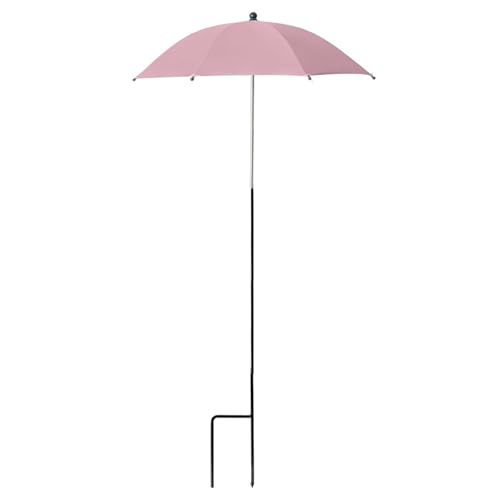 Pflanzenschirm Pflanzenschutz Regenschirm Sonnenschirm Klein Pflanzenbedeckung für Garten,Sonnenschutz Pflanzen Sonnenschirm Balkon Klein Outdoor Schutzhülle für Gartenbeete Hof Blumenbeet (Pink) von Generisch