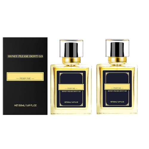 Pheromon Parfüm Herren, Eau de Parfum für Herren, Leder & Honig Eleganter, intensiver Duft Luxus Langanhaltend, Men's Pheromone Cologne Parfum für Enhances Attraction und Intimacy (2PCS) von Generisch