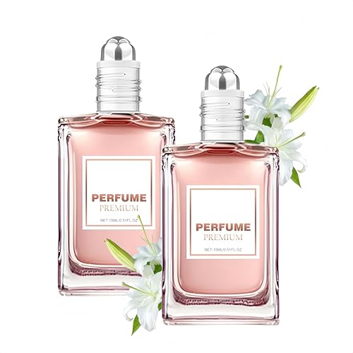 Pheromon Parfum für Frauen, Eau de Parfüm Damen, Roll-On Parfum mit Lilienblütenduft, Irresistible Duft für mehr Attraktivität & Selbstbewusstsein, das Männern anzieht (15g, 2) von Generisch