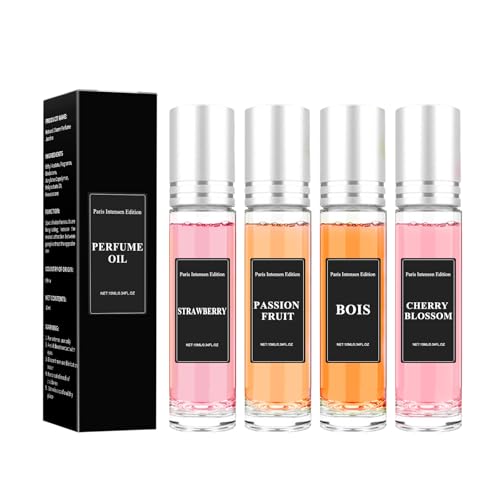 Pheromone Perfume Herren, Original Secret Pheromon Parfüm, Pheroma's Pheromon Düfte,Eau de Parfum EdP für Herren mit holzigen Noten aus Iris, Weihrauch, Leder & Honig Eleganter (4PCS) von Generisch