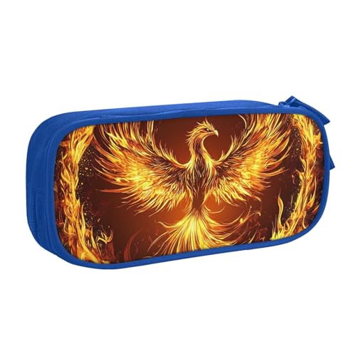 Phoenix Rising Federmäppchen für Jungen und Mädchen, großes Federmäppchen, Schreibwaren, Organizer, Federmäppchen für Schule, Büro, Make-up-Tasche mit Reißverschluss, rose, 21x5x10.5cm, Kosmetiktasche Phoenix Rising Federmäppchen für Jungen und Mädchen, großes Federmäppchen, Schreibwaren, Organizer, Federmäppchen für Schule, Büro, Make-up-Tasche mit Reißverschluss, rose, 21x5x10.5cm, Kosmetiktasche von Generisch