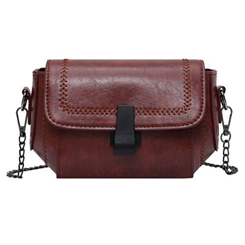 Phone Simple Mobile Schulterhandtasche Geldbörse Frauen Retro Tasche Mode Tasche Schultertaschen für Schule, braun, Einheitsgröße von Generisch