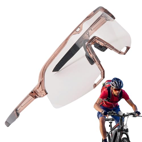 Photochrome Sonnenbrille – UV-Schutz, leichter Rahmen für Damen und Herren, UV-Schutz, anpassungsfähige Tönung, Wandern, Radfahren, Straßenfahren, täglicher Sport, Bergangeln, von Generisch