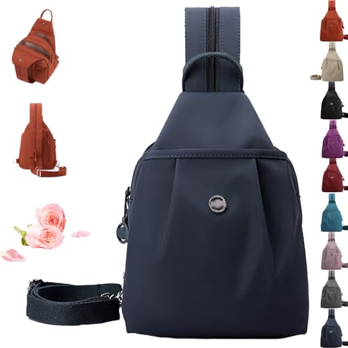 Pickelect Rucksack, wasserdichte 2-Wege-Pendlertasche von Pickelect, umwandelbare Umhängetasche mit großem Fassungsvermögen for unterwegs(Blue A) von Generisch