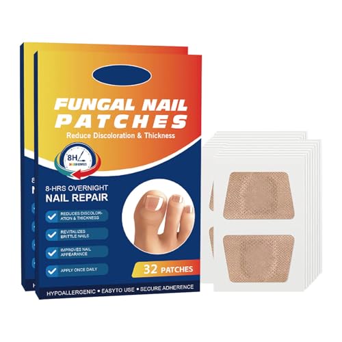Pilz-Nagel-Patches, Nagelgraben Reparaturpflaster, Mehrzweck Zehennagel Pads,Zehennagel Korrektur Patch, Pilz-Nagelbehandlungs-Patches, für Beschädigte Nägel und Erscheinungsbild Verfärbter Nägel von Generisch