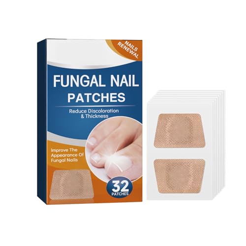 Pilz-Nagel-Patches, Zehennagel Korrektur Patch, Mehrzweck Zehennagel Pads, Nagelpilzpflaster, Nagelgraben Reparaturpflaster, Pilz-Nagelbehandlungs-Patches,Spaltnagelreparatur Stärkende Nägel von Generisch