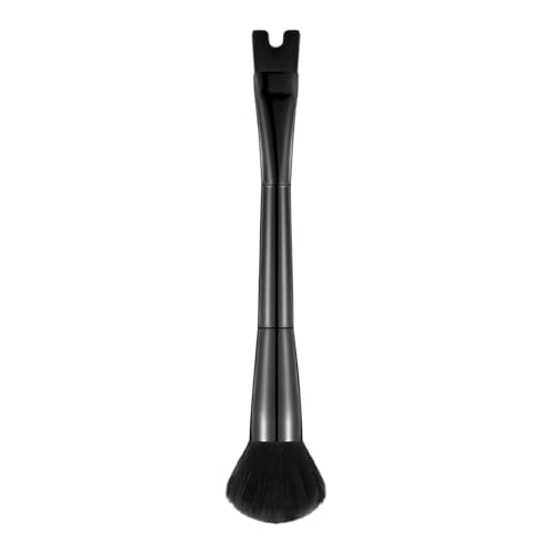 -Pinsel für die Nase, Make-up-Pinsel, 2-in-1, doppelseitiges Werkzeug mit präziser U-Form zum Verblenden von Skulpturen, Konturen, Nase und Zigomen von Generisch