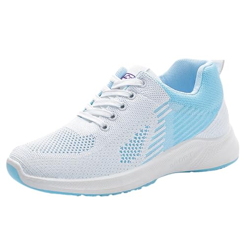 Plateau Sneaker Damen Schwarz Weiß Walkingschuhe Damen Mit Dämpfung Trainingsschuhe Breite Füße Fitnessschuhe rutschfest Joggingschuhe Mit Profil Hallenschuhe Leicht Sportschuhe Bequem Turnschuhe von Generisch