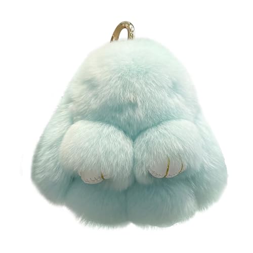 Plüsch-Anhänger für Tragetasche, Cartoon-Hasen-Schlüsselanhänger, tragbarer Stofftaschen-Anhänger, niedlicher Schlüsselanhänger, Dekoration für Geldbörsen, Telefon, grün, Refer to description von Generisch