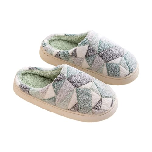 Plüsch Hausschuhe Damen Hausschuhe Damen Winter Pantoffeln Flauschig Leichte Hinten Offen Hauspantoffeln Rutschfeste Ergonomische Weichen Sohlen Gefütterte Filz von Generisch