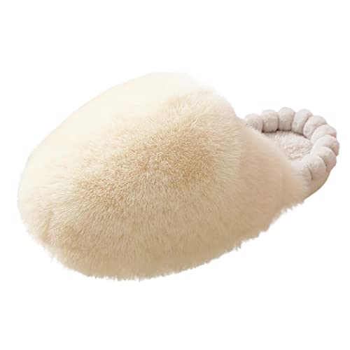 Plüschhausschuhe Für Damen Esprit Hausschuhe Damen Filz Gummisohle Filzhausschuhe Flauschig Winterhausschuhe Thermo Hauspantoffeln Plüsch Filzpantoffeln Weiche Kuschelhausschuhe Elegante Pantoletten von Generisch