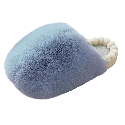 Plüschhausschuhe Für Damen Esprit Hausschuhe Damen Filz Gummisohle Filzhausschuhe Flauschig Winterhausschuhe Thermo Hauspantoffeln Plüsch Filzpantoffeln Weiche Kuschelhausschuhe Elegante Pantoletten von Generisch