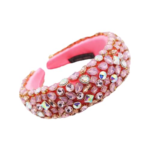 Pnnrk Haarbänder für Damen, Strass-Stirnband für Party, breiter Kopfschmuck, Schmuck, Mädchen, Haarschmuck Pnnrk Haarbänder für Damen, Strass-Stirnband für Party, breiter Kopfschmuck, Schmuck, Mädchen, Haarschmuck von Generisch