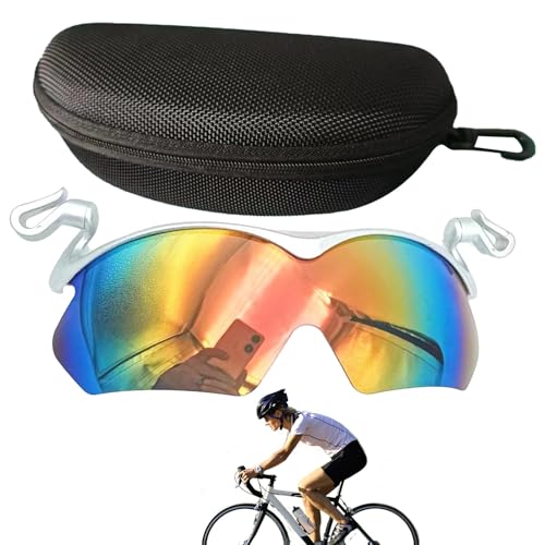 Polarisierte Clip -Sonnenbrille - Blendungreduktionslinse, universeller Clipon -Schatten | Langlebiger faltbarer Sehbehörde, UV -Schutz Brillen, leichter Metallrahmen, komfortable Outdoor -Fahrsportar von Generisch