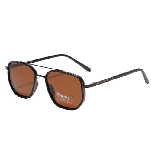 Polarisierte Sonnenbrille – trendige UV400-Schattierungen | leichte Retro-Brille für Damen und Herren – klassischer Stil für Fahren, , Festivals und Urlaub – Fotoshooting/Brautparty-Zubehör von Generisch