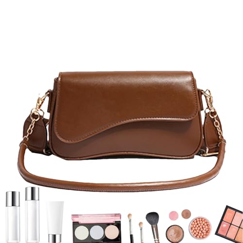 Polleder -Umhängetasche - Elegante Frauentasche mit verstellbarem Schultergurt, kompaktes für Mobiltelefon und persönliche Objekte, modernes Design | Ideal für Büro, Feiertage, Abende, Notiz von Generisch