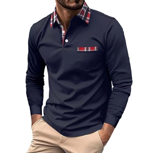 Polohemd Herren Funktionsshirt Herren Luftdurchlässig Mit Lässigem Kragen Arbeit Tactical Shirt Pullover Männer Klassischer Langarmshirt Golf Regular Outdoor Polohemd Herren Funktionsshirt Herren Luftdurchlässig Mit Lässigem Kragen Arbeit Tactical Shirt Pullover Männer Klassischer Langarmshirt Golf Regular Outdoor von Generisch