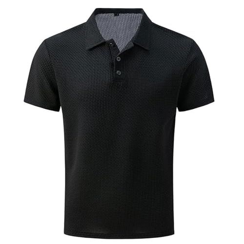 Polohemden Herren Kurzarm Poloshirt Revers Freizeithemd Eisseide Kurzarmshirt Revers Button Down Sommerhemd Schnelltrocknend Arbeitsshirts Atmungsaktiv Bequeme Sportshirt Loose Fit Oberteile Polohemden Herren Kurzarm Poloshirt Revers Freizeithemd Eisseide Kurzarmshirt Revers Button Down Sommerhemd Schnelltrocknend Arbeitsshirts Atmungsaktiv Bequeme Sportshirt Loose Fit Oberteile von Generisch