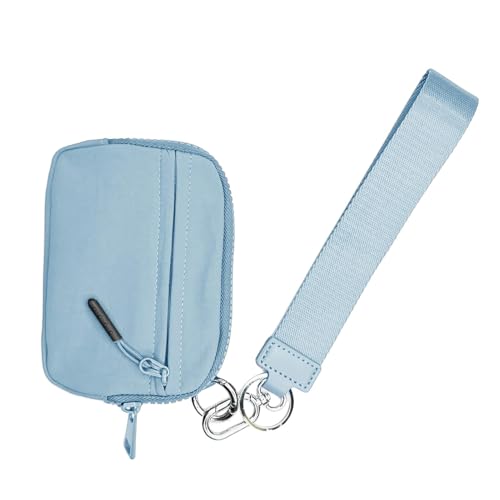 Portemonnaie mit Umhängeband, Portemonnaie mit Umhängeband - Kleine Geldbörse,Münzgeldbörse, tragbares Kreditkartenetui mit Reißverschluss, Mehrzweck-Lippenstift-Geldbörse mit Reißverschluss für Schlü von Generisch