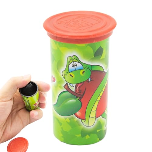 Potato Chip Bouncing Snake | Potato Chip Snake Can Jump Spring Toy - Safe Realistic Gag Toys & Practical Jokes For Gatherings Friends Family Offices Home Halloween von Generisch
